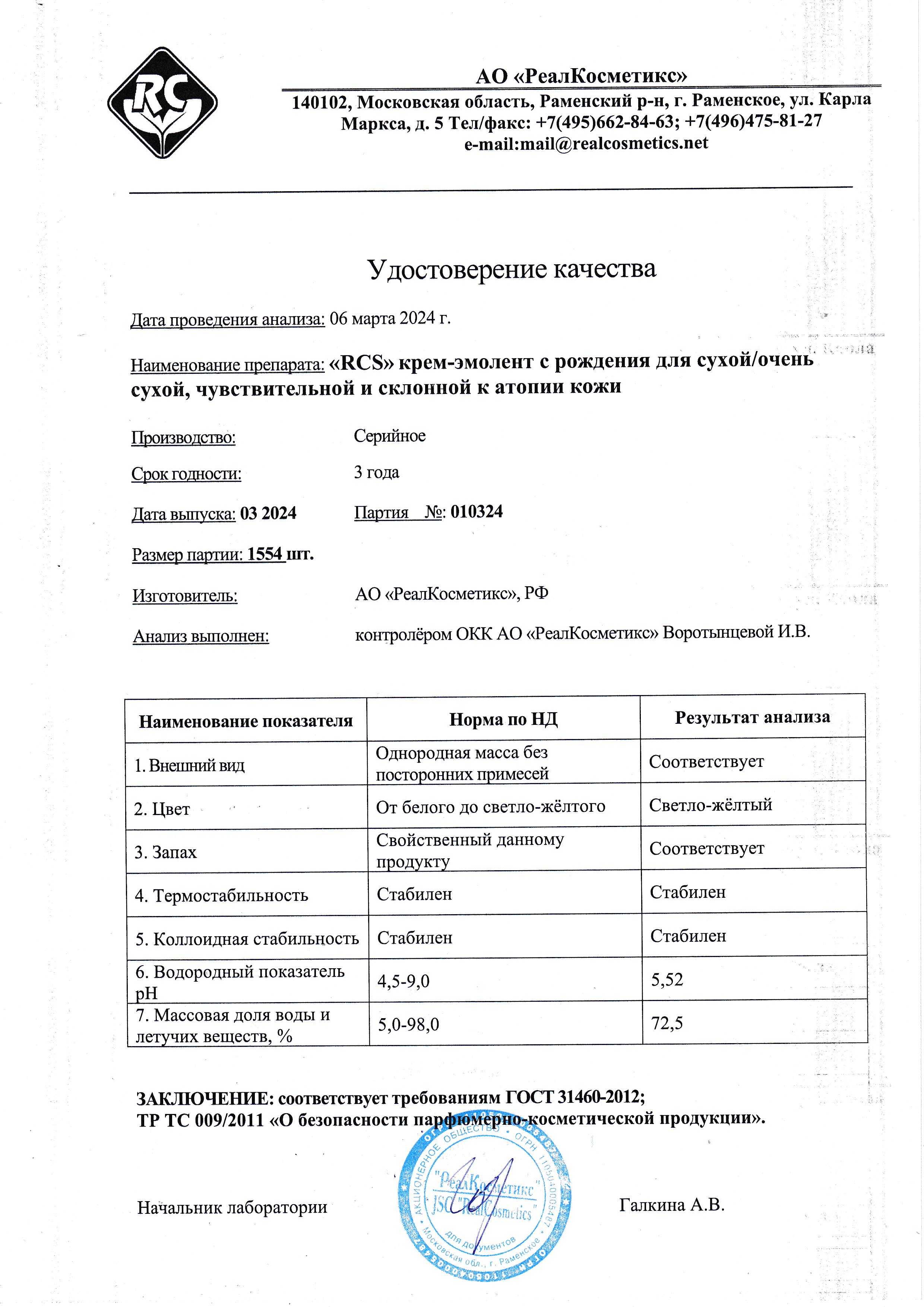 Паспорт №032024